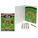 KiDS ScoreCard Minnesota Twins Reusable scorecard with team and player stickers, dry erase pen. (Large)