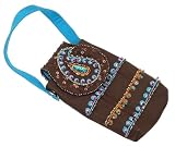 Beautiful Paisley Style Sequin Mobile Phone / MP3 Player Holder / Bag / Pouch - Blue