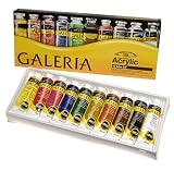 Winsor & Newton Galeria Acrylic Paint Set of 10 x 60ml tubes
