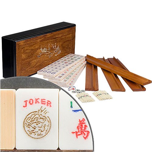 Childrens Toyshop  Toys : American Western Bone Bamboo Mahjong with Birds