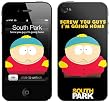 Zing Revolution MS-SPRK130133 South Park - Screw You Guys Cell Phone Cover Skin for iPhone 4/4S
