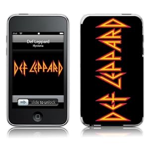 MusicSkins MS-DEF20004 iPod Touch- 2nd-3rd Gen- Def Leppard- Logo Skin