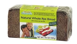 Mestemacher Natural Whole Rye Bread, 17.6--Ounce Packages (Pack of 12)