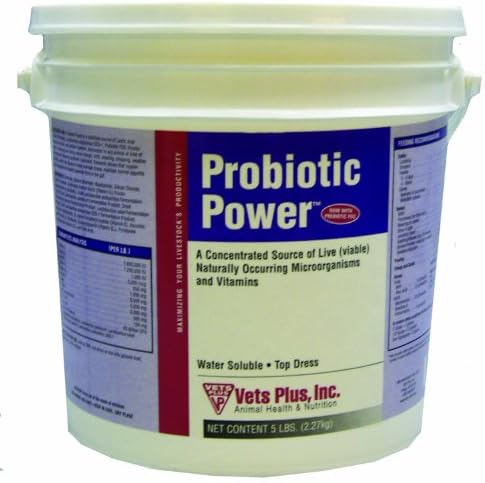 VETS PLUS INC D 40-000 PROBIOTIC POWDER 5 POUND
