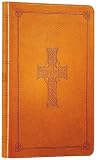 ESV Thinline Bible, TruTone, Saddle, Celtic Cross Design, Red Letter Text