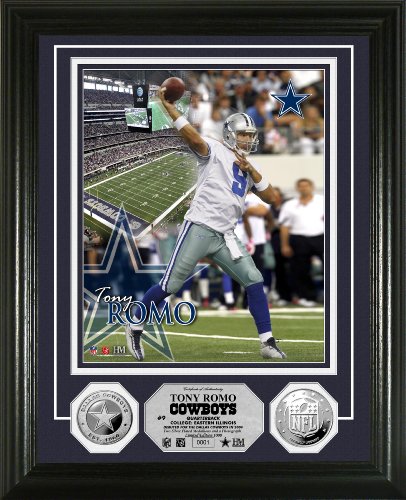 NFL Dallas Cowboys Tony Romo Silver Coin Photo Mint