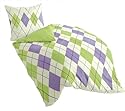 Bierbaum Wohnen 4830_02 135 x 200 cm Mako-Satin-Bettwäsche 4830 apfel