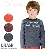 (ディラッシュ) DILASHデニム風裏毛ロゴトレーナー/秋 ベビー キッズ 男の子 90 パープル