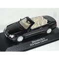 MERCEDES-BENZ CLK CABRIO OBSIDIAN SCHWARZ A209 2003-2010 1/43 MINICHAMPS MODELL AUTO MODELLAUTO SONDERANGEBOT