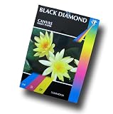 A4 Matt Canvas Inkjet Paper - 50 Sheets - High Resolution For Professional Results with Photographic and Fine Art Prints (NOT 100% Cotton Canvas)