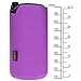 KLOUD City® Neoprene Water Bottle Sleeve Insulator Cooler Koozie with Adjustable Shoulder Strap for 32 Oz.Wide Mouth Sport Water Bottle (Purple)