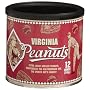 The Peanut Shop of Williamsburg Baseball Label, Salted Virginia Peanuts, 12-Ounce Tins (Pack of 4)