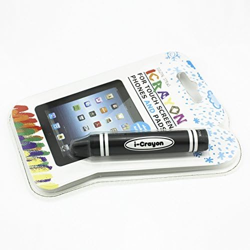 Hualistrong Digital Kids Crayon Stylus for Touch Screen Iphone Android Tablet Ipad/icrayon Fun Stylus for Writing, Drawing and Gaming (black)