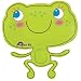 Cute Blushing Leaping Green Frog 24" Balloon Mylar Cute Blushing Leaping Green Frog 24" Balloon Mylar