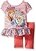 Disney Girls' 2 Piece Frozen Elsa and Anna Bike Short Set