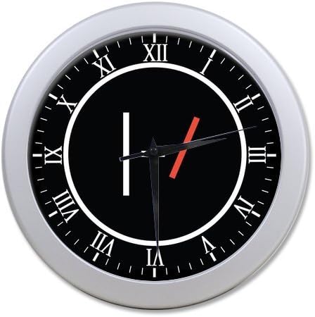 Home Decor Unique Twenty one pilots Group Custom Digital Quartz Wall Clock 9.65 Inch