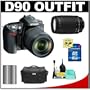 Nikon D90 Digital SLR Camera with 18-105mm AF-S DX VR Nikkor Lens + 70-300mm G Zoom NIKKOR Lens (Brand New) + 16GB Cameta Bonus Accessory Kit