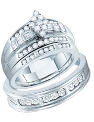 1.15CTW DIAMOND FASHION TRIO SET