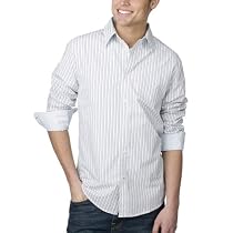 Mossimo® Preppy Woven Shirt - White/Blue