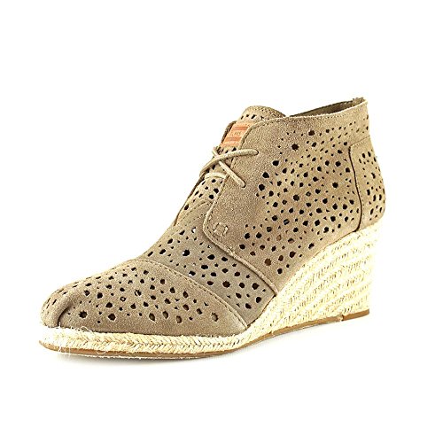 Toms Womens Desert Wedge Suede Boots