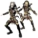 Neca AVP:Requiem Alien Vs Predator: Requiem Masked and Unmasked Predator Action Figures Set of Two