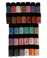 orange eyeshadow, mad4cosmetics, NYX Loose Eyeshadow Pearl - 32 colors.