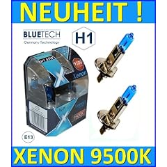 BLUETECH H1 55W 9500K Xenon Effekt 2er Set mit STVO Zulassung