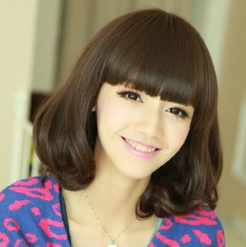 Middle Length Japanese Kanekalon Synthetic Hair Wigs Px14214 (Caramel Color)