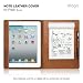 elago Note Leather Cover for iPad2 – Brown