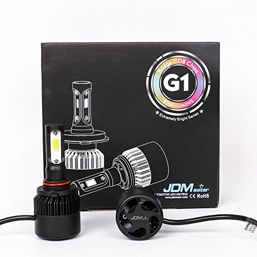 JDM ASTAR G1 8000 Lumens Extremely Bright 9005 COB LED Headlight Bulbs, Xenon White