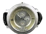 NEW MENS JOJINO BY JOE RODEO J-155 .20 Ct WHITE ACCENT WATCH
