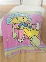 Fifi Wheelbarrow Fleece Blanket