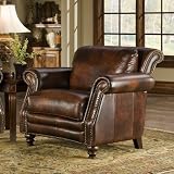 Maxwell Leather Chair in Cognac