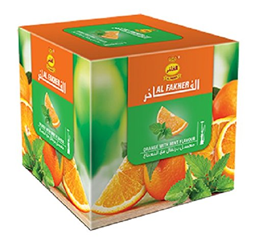 Al Fakher Hookah Shisha Tobacco 250g, Free Shipping (ORANGE WITH MINT)