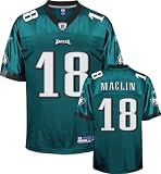 Jeremy Maclin Jersey: Reebok Green Replica #18 Philadelphia Eagles Jersey - Large