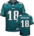 Jeremy Maclin Jersey: Reebok Green Replica #18 Philadelphia Eagles Jersey - Large
