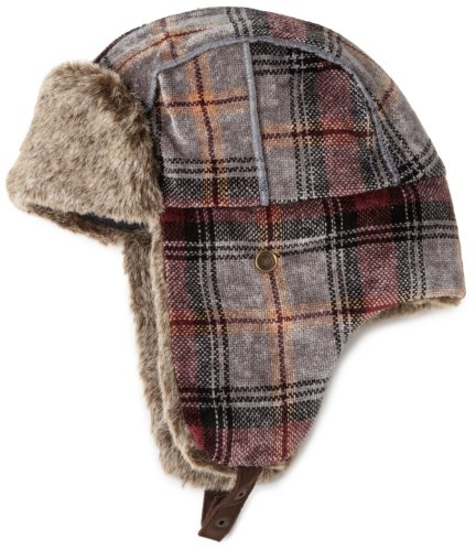 Woolrich Women's Plaid Aviator Faux Fur Earlaps
