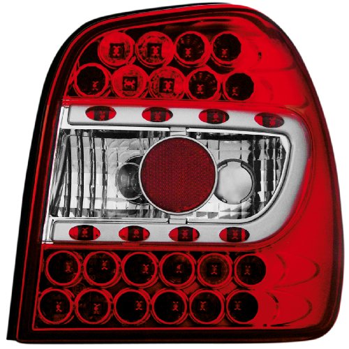 Dectane RV03LLRC LED R&uuml;ckleuchten VW Polo 6N 95-98 red/crystal Preisvergleich