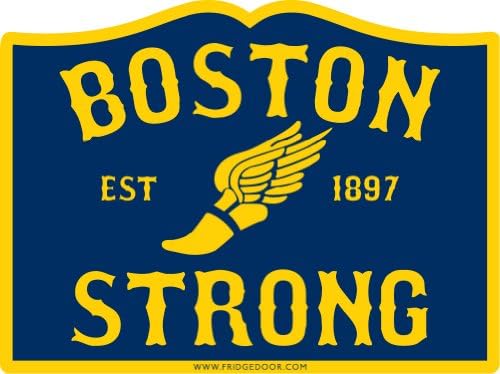Boston Strong Entering Sign Style Car Magnet