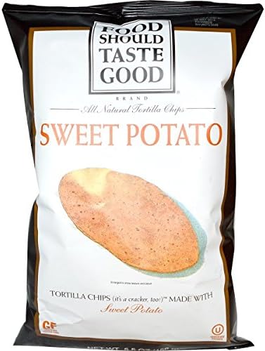 Food Should Taste Good, All Natural Tortilla Chips, Sweet Potato, 5.5 oz (156 g) ( Pack Of 3 )