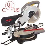 Professional-Grade 10 Sliding Compound Miter Saw with Laser Cut Guide