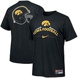 Nike Iowa Hawkeyes Black 2008 Practice T-shirt