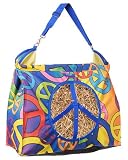 Peace Sign Hay Tote