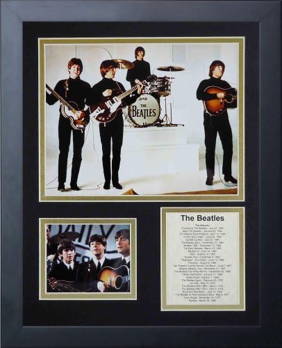 Legends Never Die The Beatles Fab Four Framed Photo Collage, 11 by 14-Inch