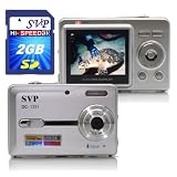 SVP Acqua DC-1251, 5.0MP CMOS Sensor, 12MP Max via Interpolation Digital Still Camera with waterproof case (Free-2GB High Speed SD Card)