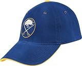 NHL Men's Buffalo Sabres Team Classics Slouch Flex Hat- Er08Z (Blue, Small/Medium)