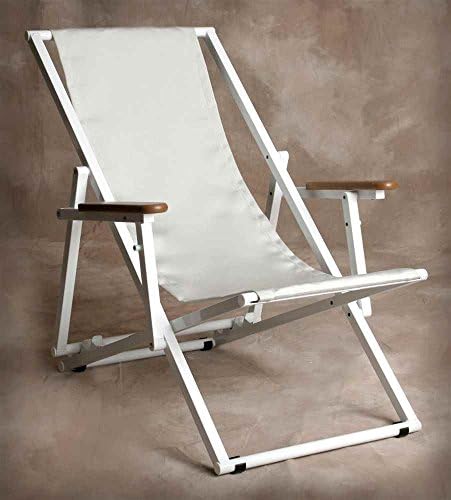 Silver Key West Lounge Chair w Arms