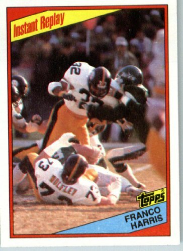 1984 Topps # 166 Franco Harris Pittsburgh Steelers Football Card - Shipped In Protective Screwdown Display Case!