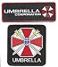 Resident Evil Umbrella Corporation Embroidered Patch Set of 2