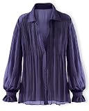 Silk tunic blouse